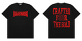 BAREHAND RUSTY - (RED ON BLACK)