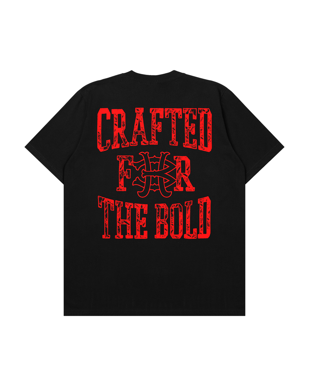 BAREHAND RUSTY - (RED ON BLACK)