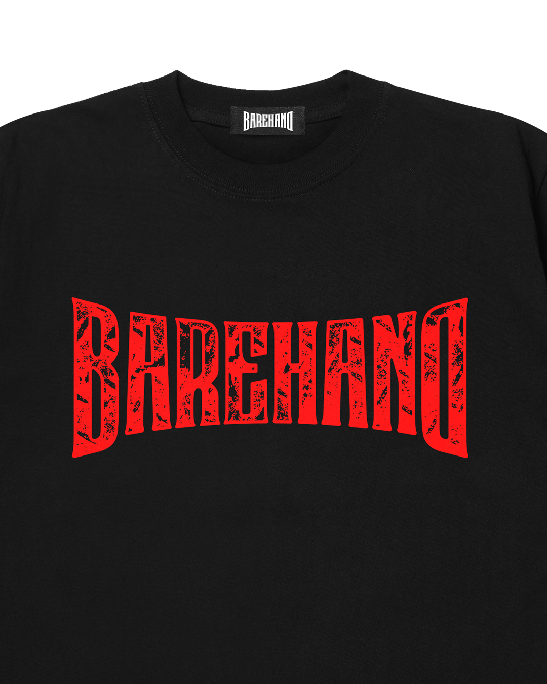 BAREHAND RUSTY - (RED ON BLACK)