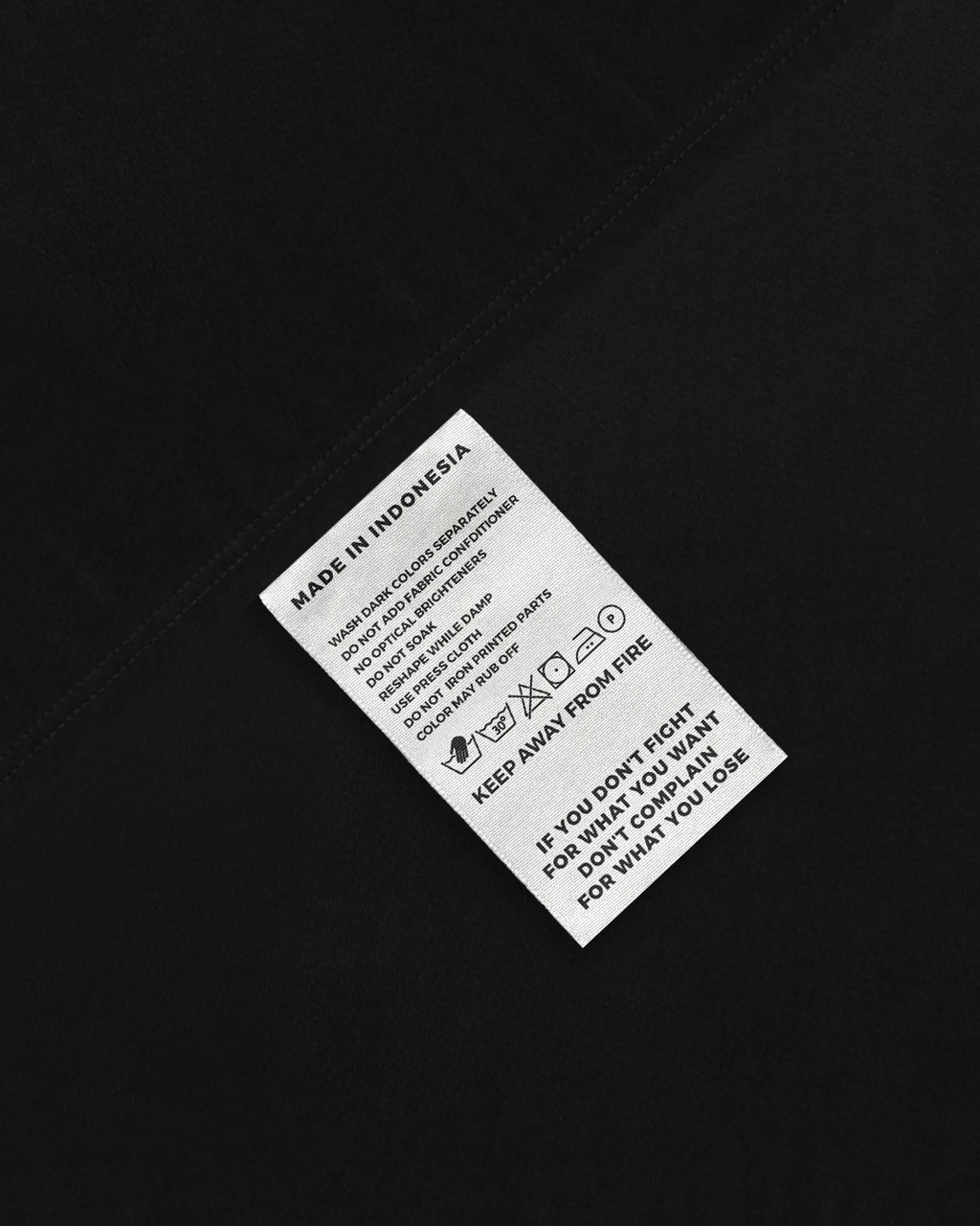 BAREHAND - RUSTY (WHITE ON BLACK)
